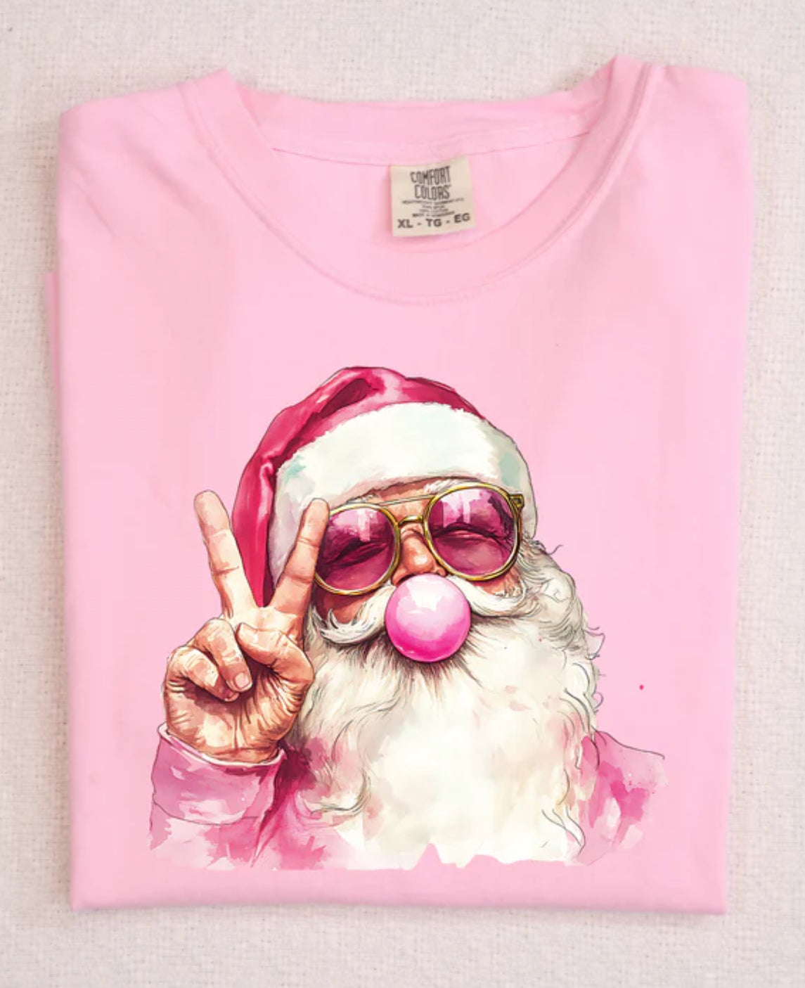 PEACE AND BUBBLEGUM SANTA