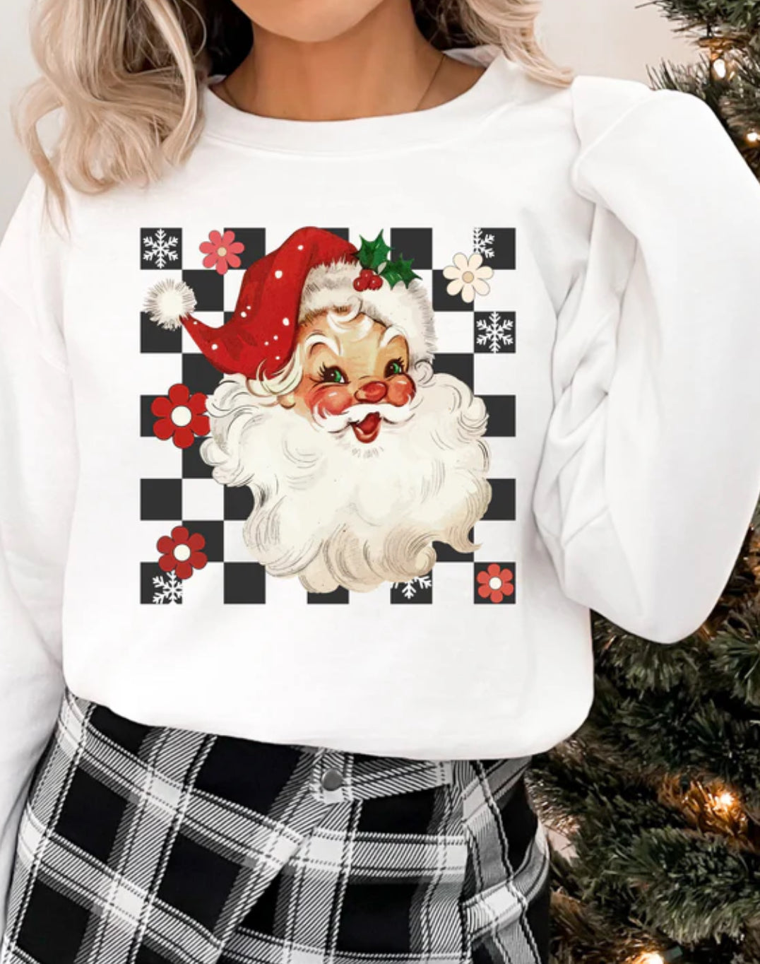 CHECKERED SANTA