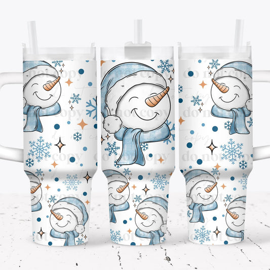 SNOWMAN 40OZ TUMBLER