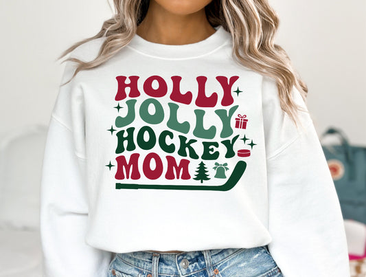 HOLLY JOLLY HOCKEY MOM