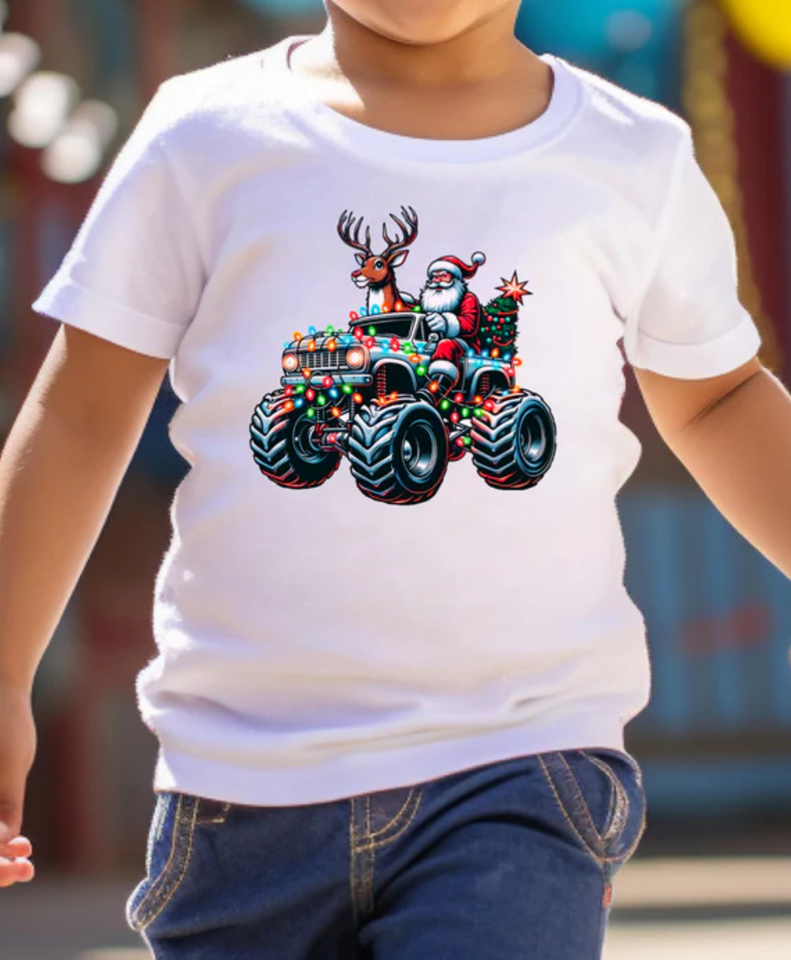 KIDS SANTA MONSTER TRUCK